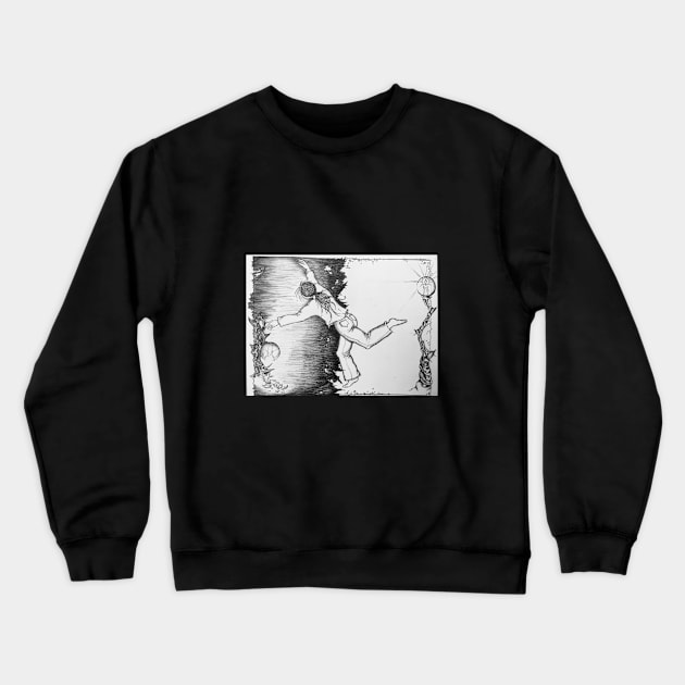 Yin-Yang Crewneck Sweatshirt by oa_curious_design